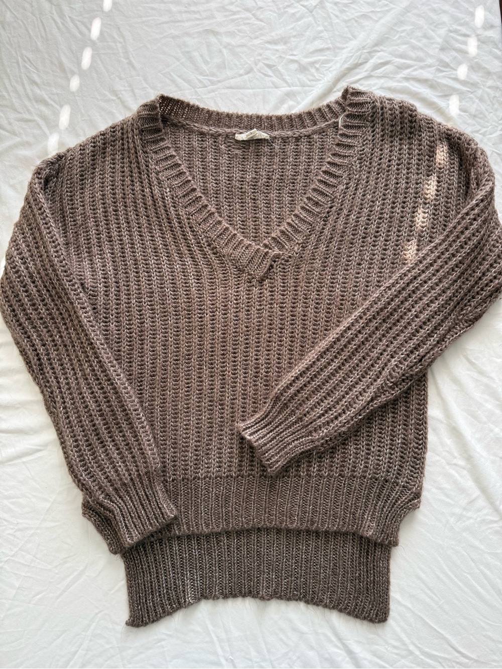 Fashion on Earth Women S Ribbed Knit Asymmetrical Sweater Goblincore Cabin Cozy
